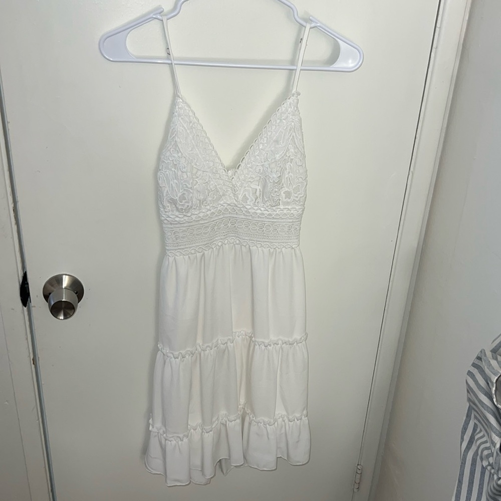 ECOWISH Small White Dress ! Never been worn.